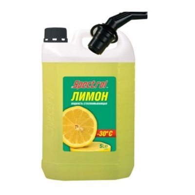 Стеклоомывающая жидкость Зимняя -30C* 5л.  SPECTROL лимон арт. 9642